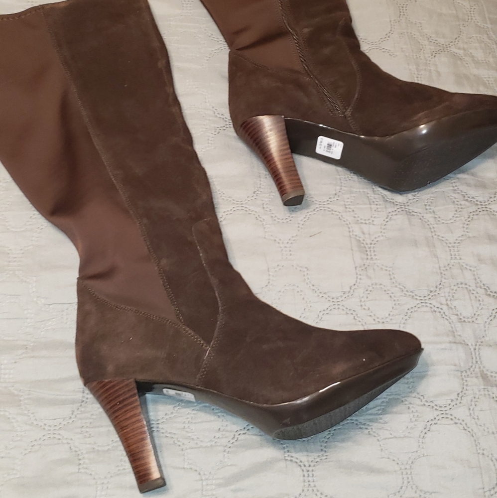 Sexy Knee Length Boot - Dk Brown - 12W